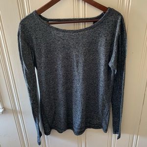 Zella Open cross back longsleeve T medium